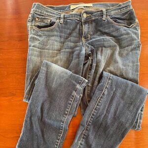 ABERCROMBIE & FITCH SUPER SKINNY Jeans Size 4L  27x33